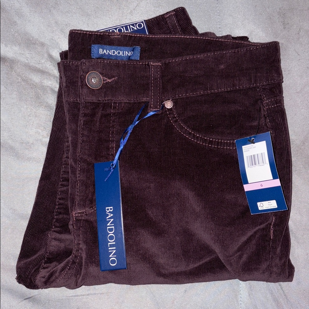 🪁 Bandolino Mandie Blackberry Jam Pants. Size 6. New with tags!